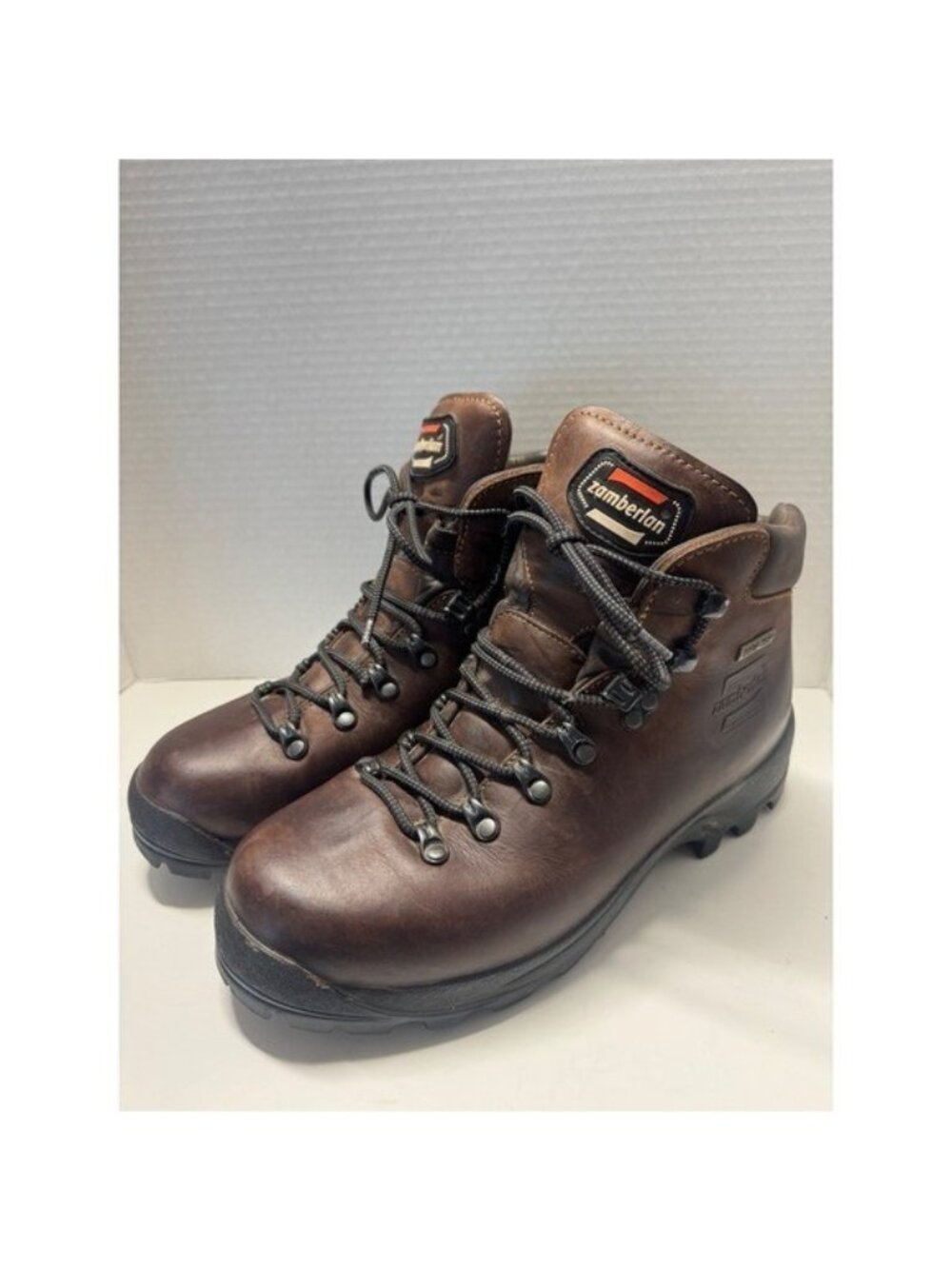 Zamberlan Vioz GTX Gore-tex Hiking Boots Brown Leather Mens 8.5 Womens 9.5